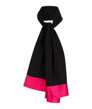 Load image into Gallery viewer, Plain dye black &amp; hot pink cuff
